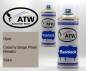 Preview: Opel, Creamy Beige Pearl Metallic, 394A: 400ml Sprühdose + 400ml Klarlack - Set, von ATW Autoteile West.
